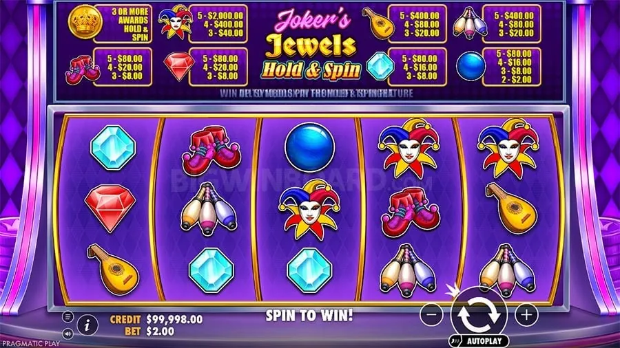 Vibrant online slot machine with spinning reels